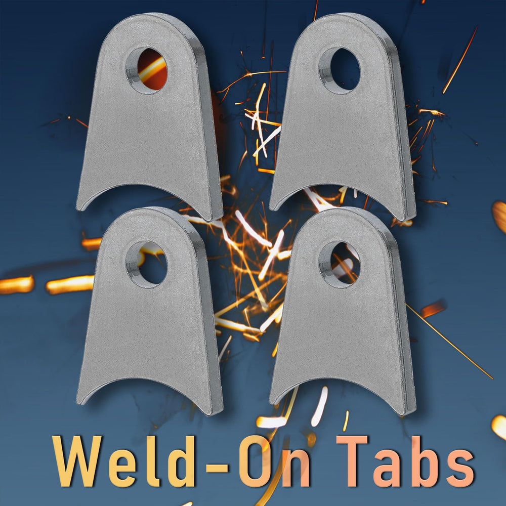 OywhC weld-on tabs compatible with MIG TIG ARC welding processes.