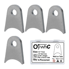 OywhC weld-on tabs universal design suitable for automotive and industrial use.