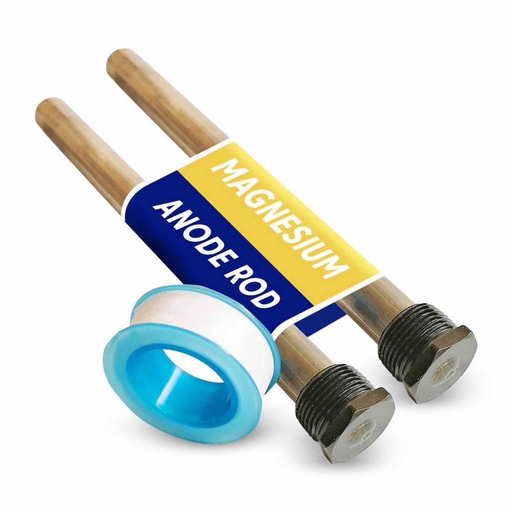 Ozek magnesium anode rod for hot water heater protects interior from corrosion and lasts longer.