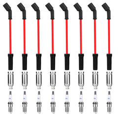 Ozikutech 8pc spark plug wires set enables quick, reliable ignition for GM V8 engines.