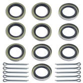 OZISENS grease seal for ID 1.719in x OD 2.565in on trailer hubs, reliable sealing.