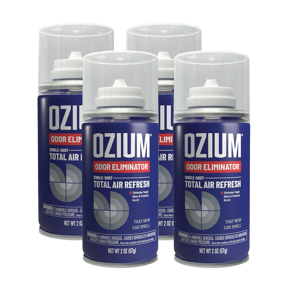 Ozium 2 oz car fogger bottle pour neutralizes smoke odors for a fresher cabin.