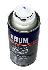 Ozium air sanitizer technology for car odor elimination and instant atmosphere refresh.