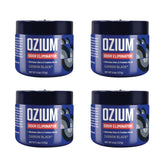 Ozium gel in cup holder showing discreet car odor control