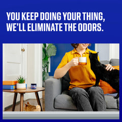 Ozium Odor Eliminating Gel New Car scent keeps car interior smelling fresh.