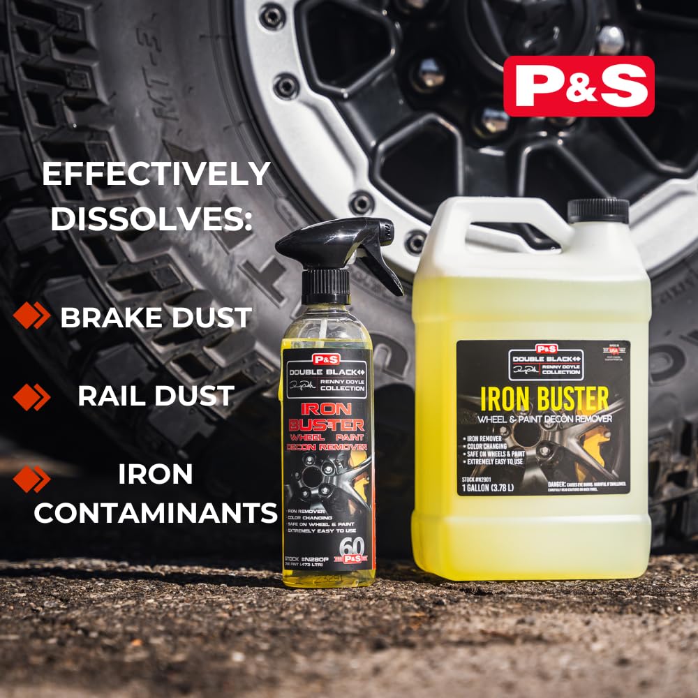 P&S Iron Buster wheel-cleaning action removes brake dust effectively
