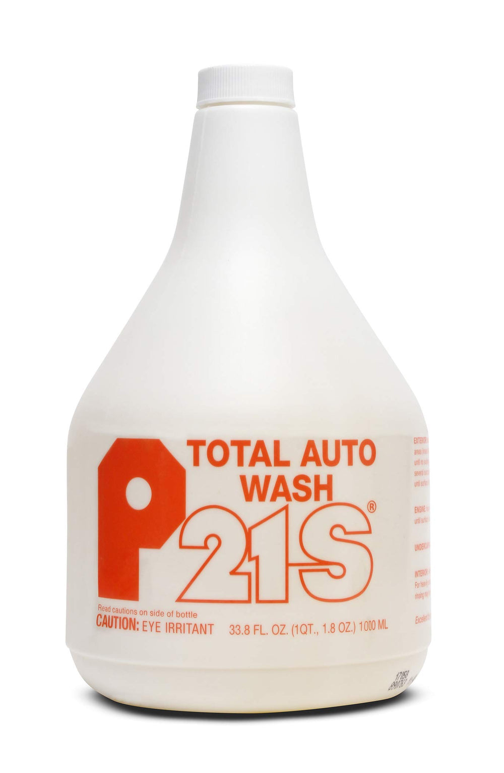P21S Auto Wash Refill bottle, clear formula for versatile car cleaning.