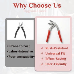 Paayfolla clip pliers in action for quick disassembly