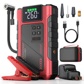 Pabulum 4500A jump starter front view shows powerful start capability.