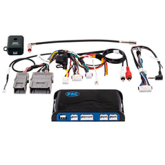 PAC RadioPRO5 RP5-GM11 front panel view showing OnStar retention capability