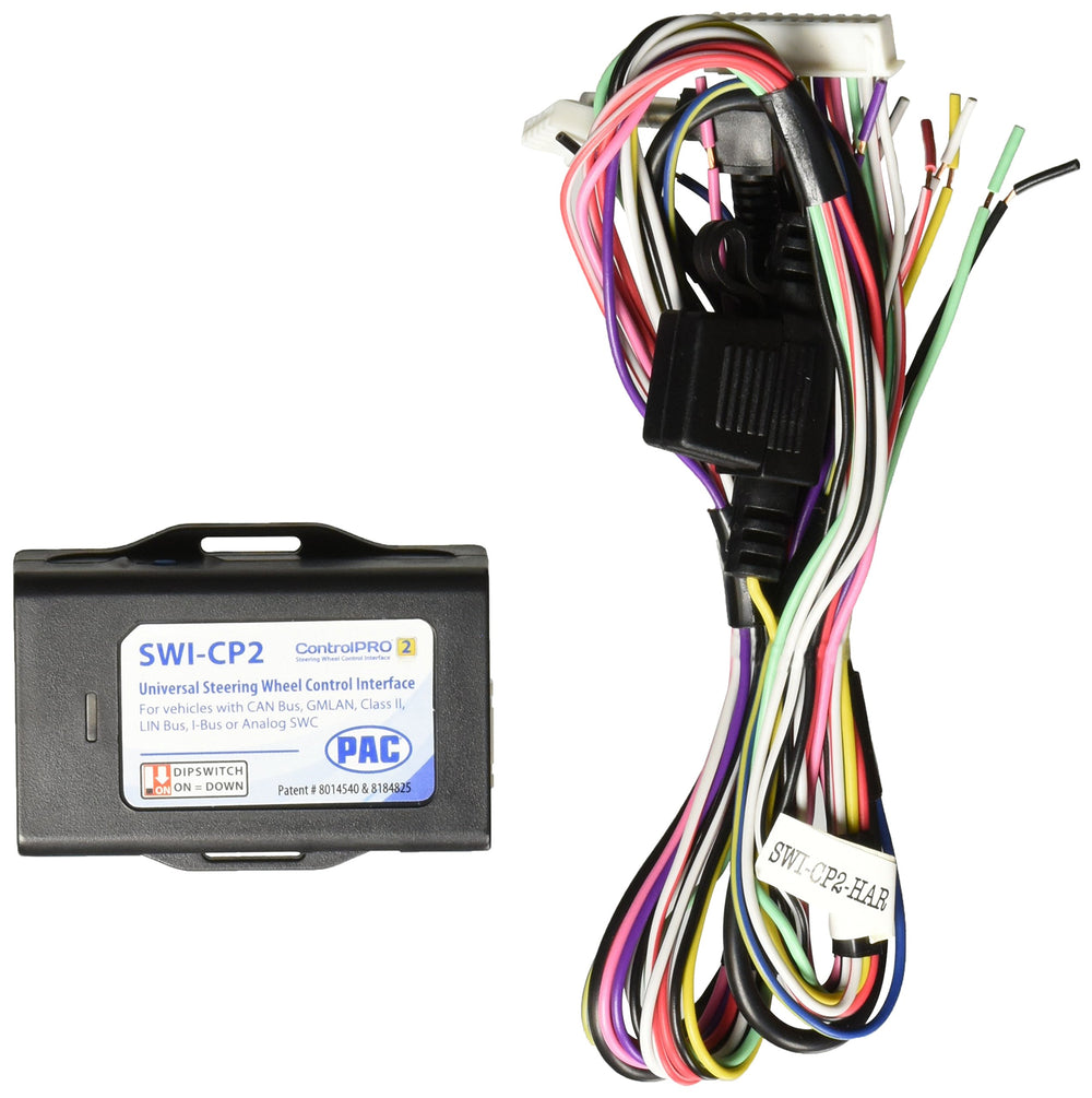 PAC SWI-CP2 car interior wiring demonstrates easy integration with aftermarket radios.