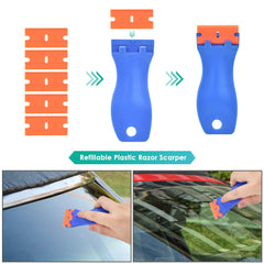PACETAP blue scraper lightweight handle for precise decal removal
