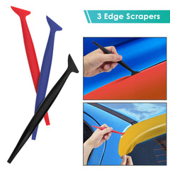 PACETAP orange vinyl cutter safely trims vinyl on surfaces