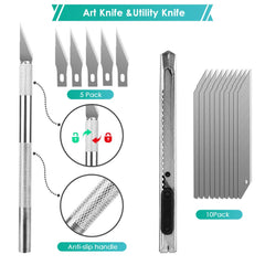 PACETAP retractable knife with replaceable blades for easy shaping