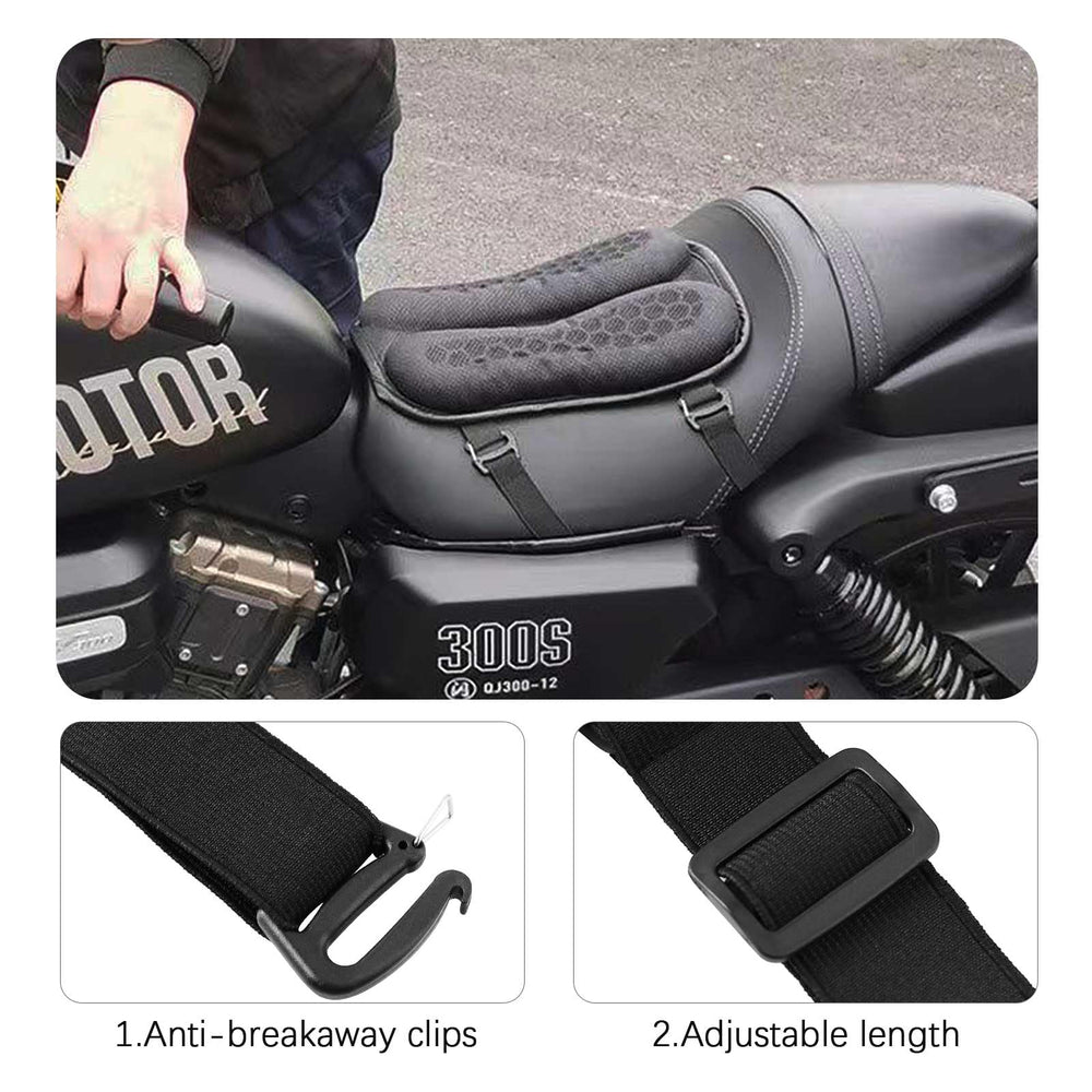 PACEWALKER black design complements any motorcycle setup