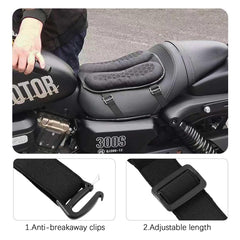 PACEWALKER black design complements any motorcycle setup