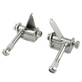 PACEWALKER steering spindle bracket front view for 5-8 inch axle.