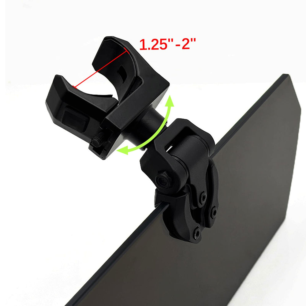PACEWALKER UTV sun visor anti-slip clamps secure mounting on roll bars