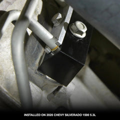 PPE 6L80 valve inlet and outlet close-up, direct-fit with OEM lines.