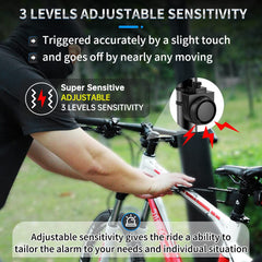PADONOW three-level sensitivity control, tailoring alerts to touch or handling.
