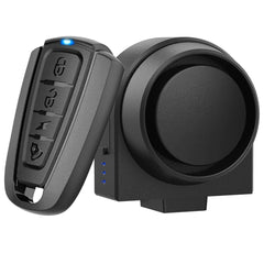 PADONOW wireless remote bike alarm mounted on a bicycle for theft deterrence.