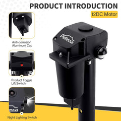 Pafessa drop foot extends 4.5 inches for stable leveling