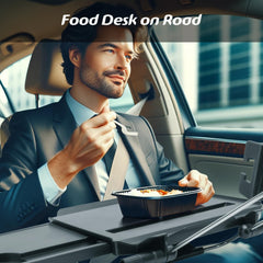 Paffenery 720-degree adjustable tray fits most steering wheels