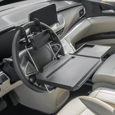 Paffenery large steering wheel tray offers a 14-inch workspace for meals on the go