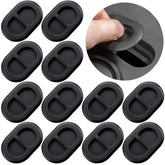 PAGOW floor pan drain plug close-up in weather-resistant EPDM rubber.