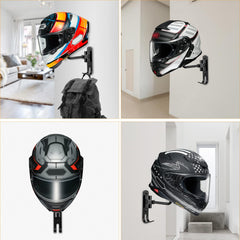 PAHTTO coats and hats organizer stored beside helmets for a neat entryway.