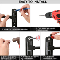 PAHTTO durable aluminum bracket ensures long-lasting performance.