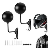 PAHTTO helmet holder wall mount with 180° rotation for flexible placement.