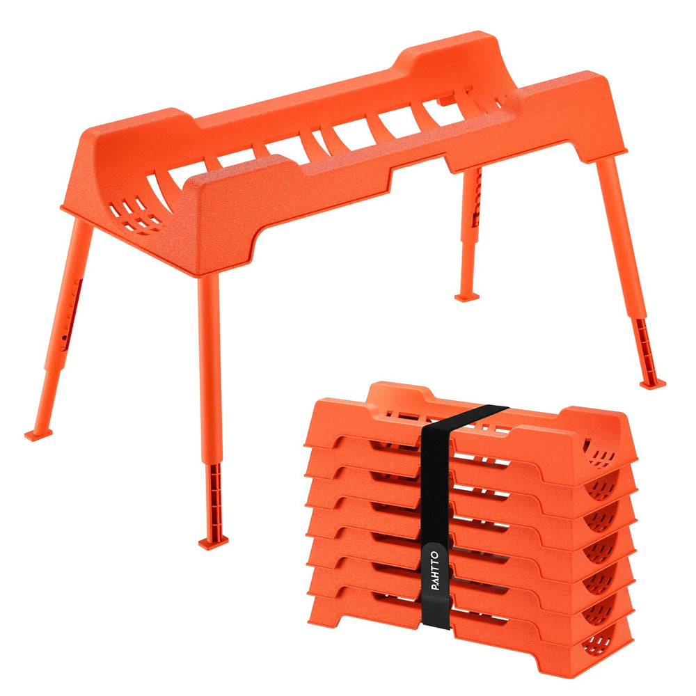 PAHTTO RV sewer hose support folded legs for stable drainage