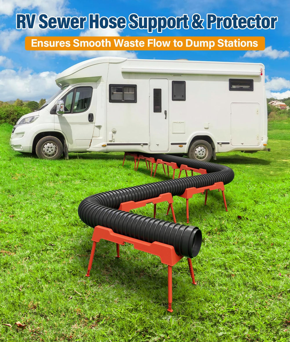 PAHTTO RV sewer hose support weather resistant exterior