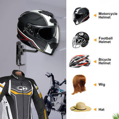 PAHTTO versatile storage for motorcycle helmets, hats, and sports gear.