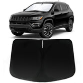 PAIMOHO windshield sun shade for Jeep Compass front window blocks UV rays and heat