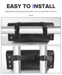PAIYUE bag fits many forks and handlebars for versatile setup