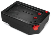 PAK Premium 10-quart oil drain pan with angled neck for clean, drip-free oil changes.