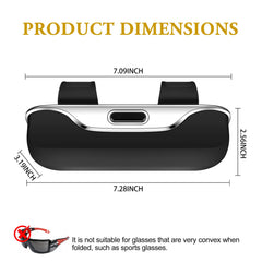 Pakanana vehicle sunglasses holder attaches securely to a car interior for daily use.