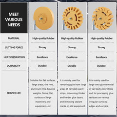 Pakeed eraser wheel handles complex shapes with controlled removal.