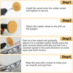 Pakeed multi-purpose cleaning example removing tar and gum