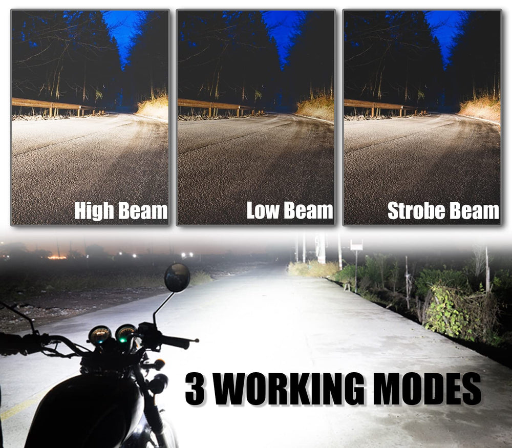 PAKRYS LED fog light high-beam mode for long-range sight