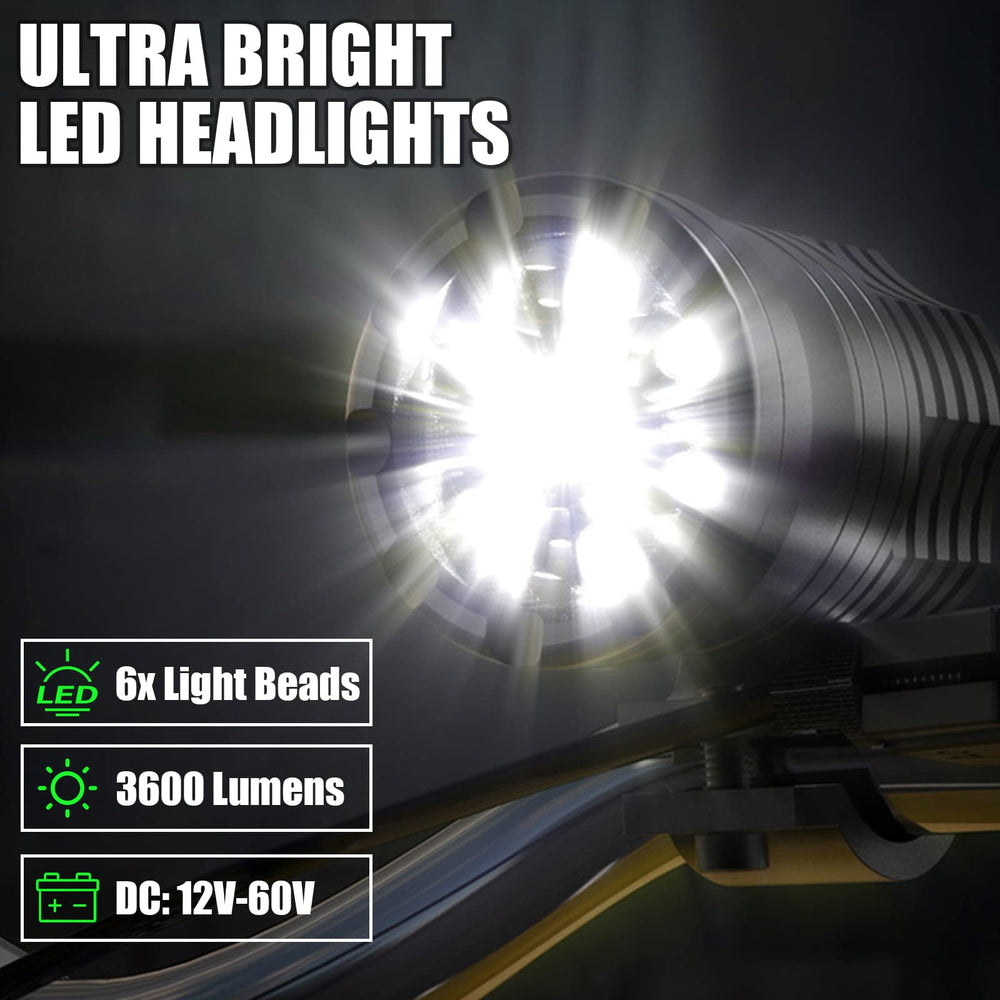 PAKRYS LED fog light low-beam mode for clear night visibility