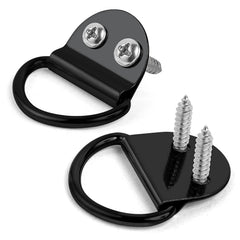 PALOZO black powder-coated steel D-Ring resists rust