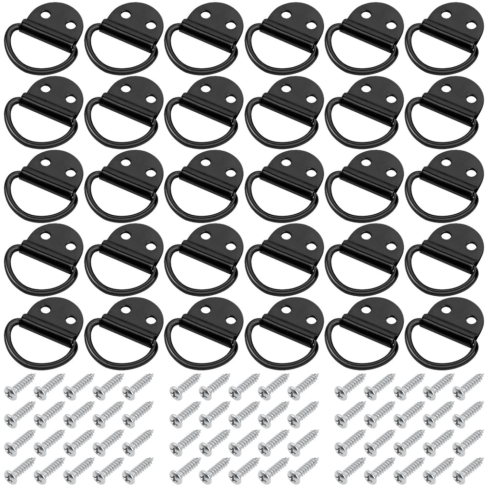 PALOZO D-Ring tie-downs 30-pack for secure cargo anchoring