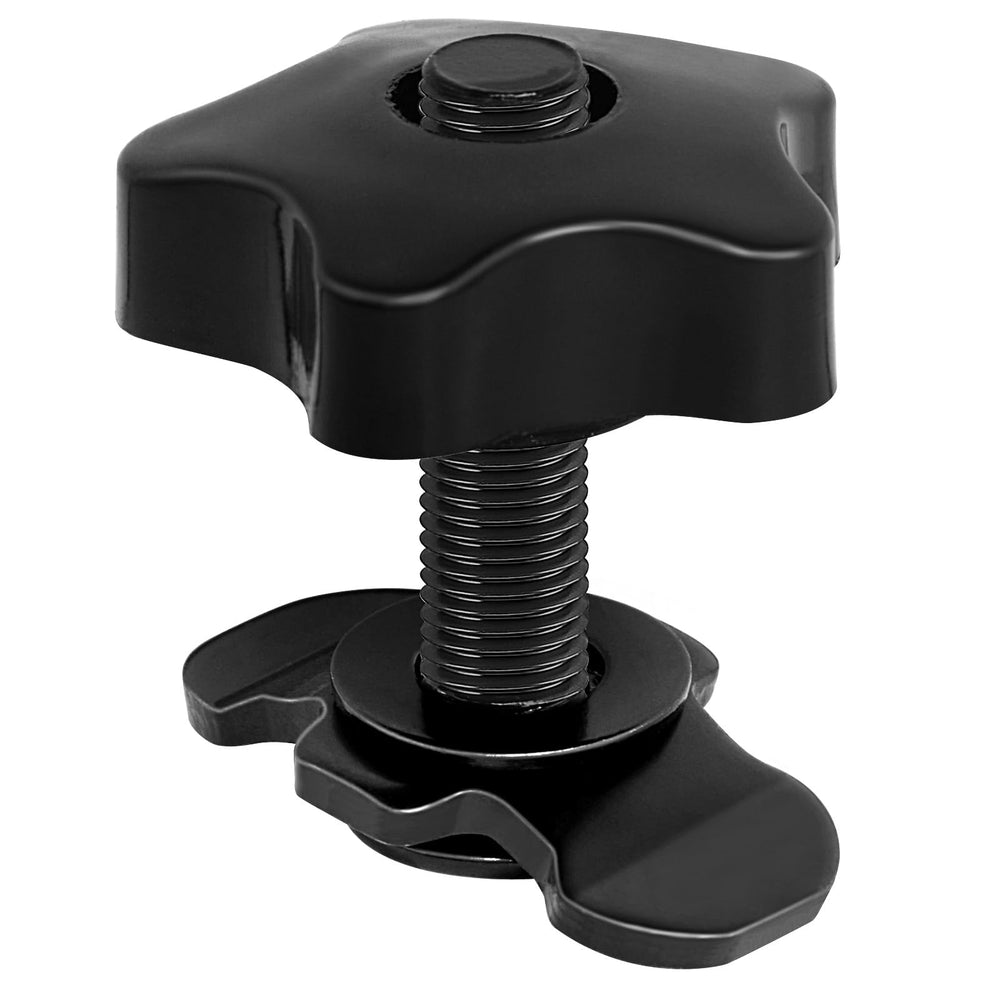 PALOZO L-Track fittings packaging and components shown for easy setup.