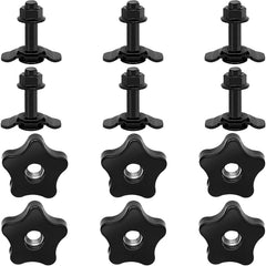 PALOZO L-Track threaded double stud lug fitting side view highlights secure tie-down potential.