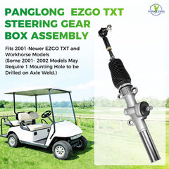 Panglong EZGO TXT steering kit installation-ready.