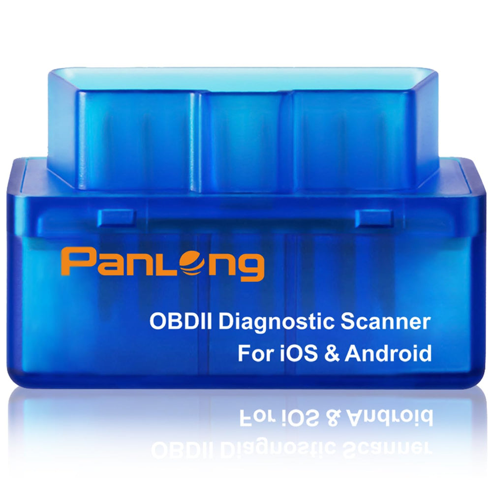 Panlong OBD2 scanner front view with Bluetooth for quick diagnostics