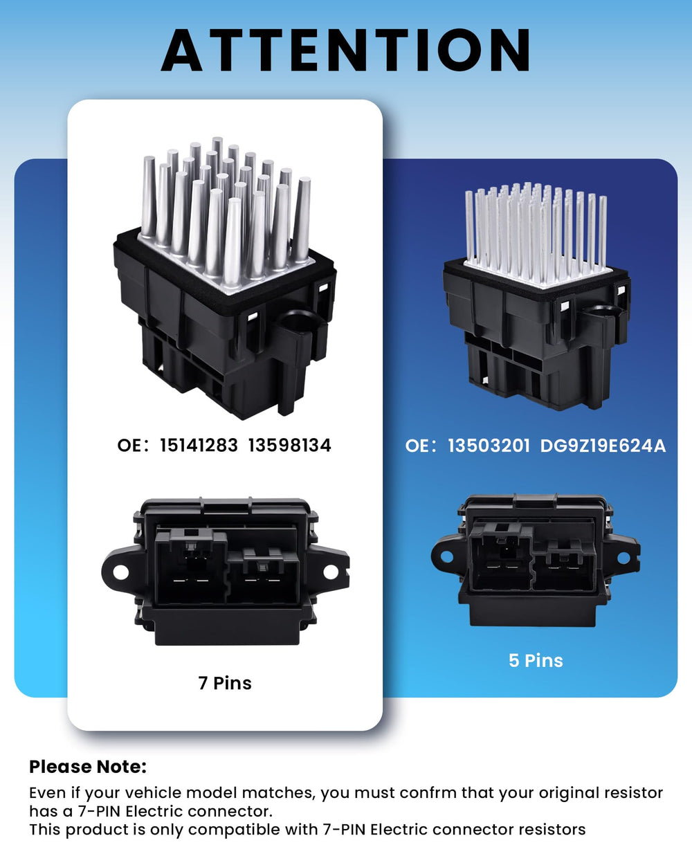 PANNUOSCS blower resistor closeup of contacts for durability